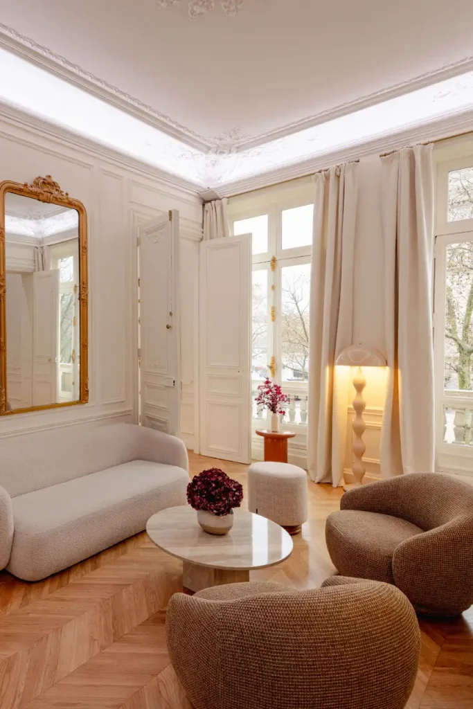 Rénovation salon parisien