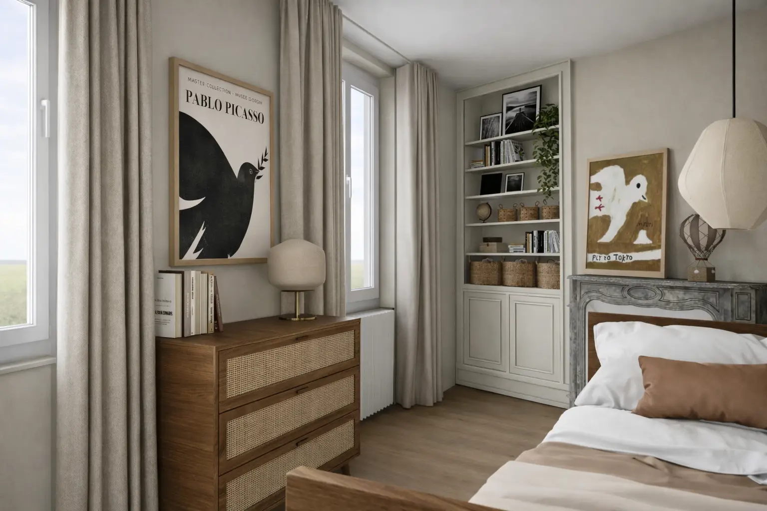 Design 3D d'une chambre d'enfant imaginé par les architectes sureway