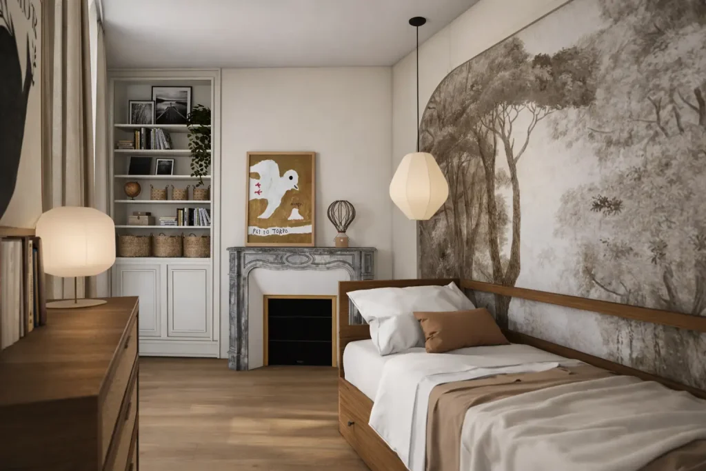 Architecture d'intérieur projet chambre enfant saint germain en laye