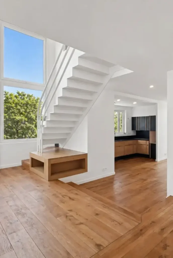 Rénovation séjour et cuisine duplex