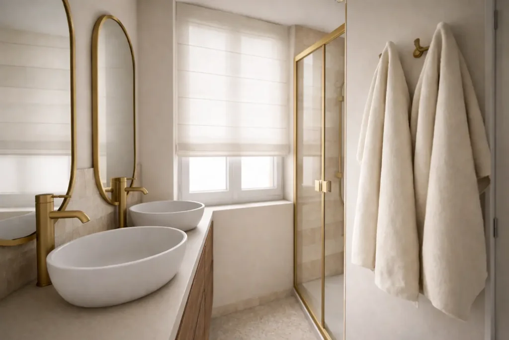 design 3D de la salle de bain du projet Saint Germain en Laye